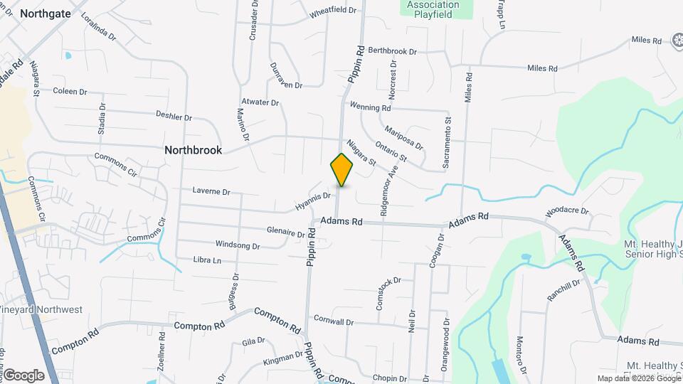 9570 Pippin Rd Map and Location Details