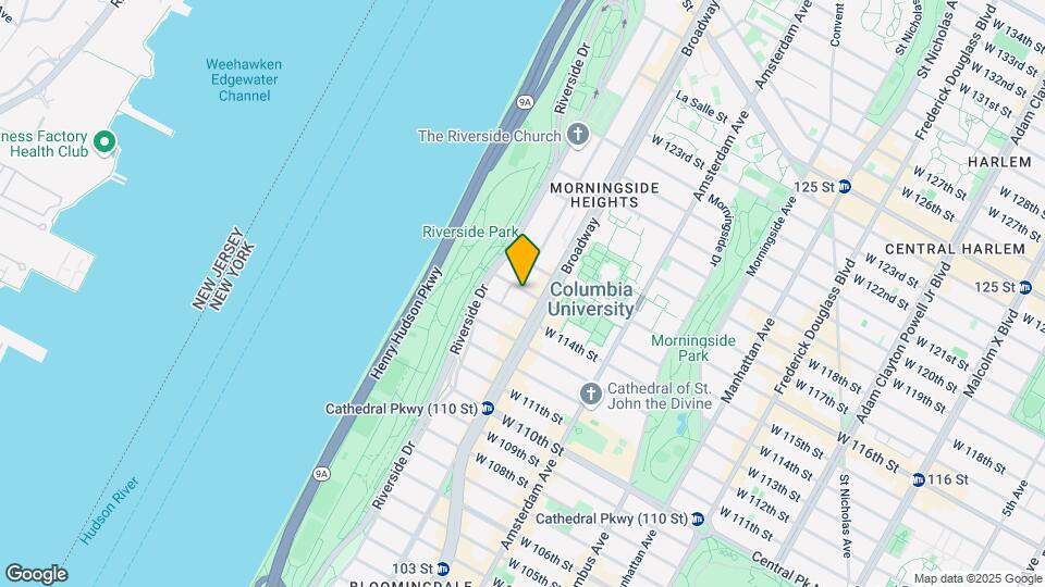 610 W 115th St Mapa y Detalles de la Ubicación