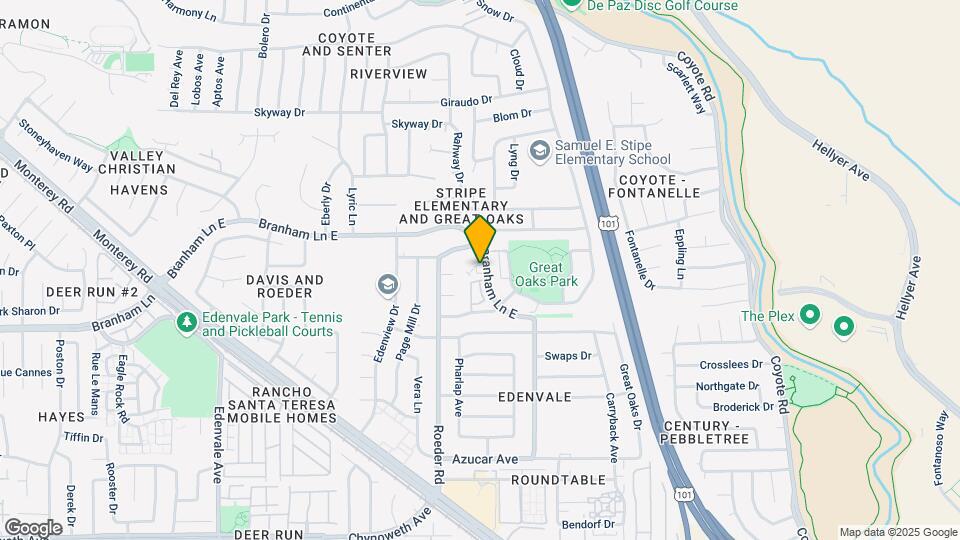 470 E Branham Way Mapa y Detalles de la Ubicación
