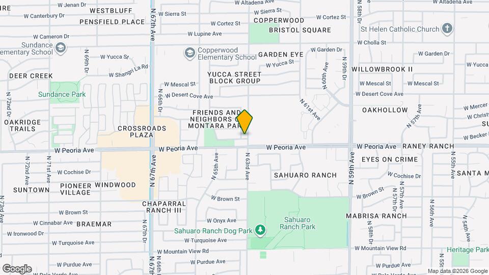 10615 N 63rd Dr Map and Location Details