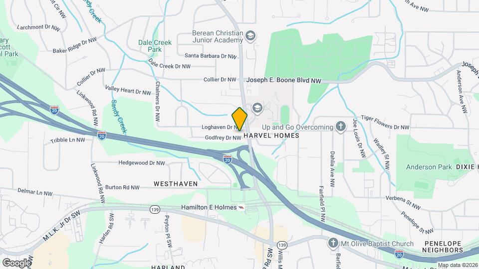 2519 Godfrey Dr NW Map and Location Details