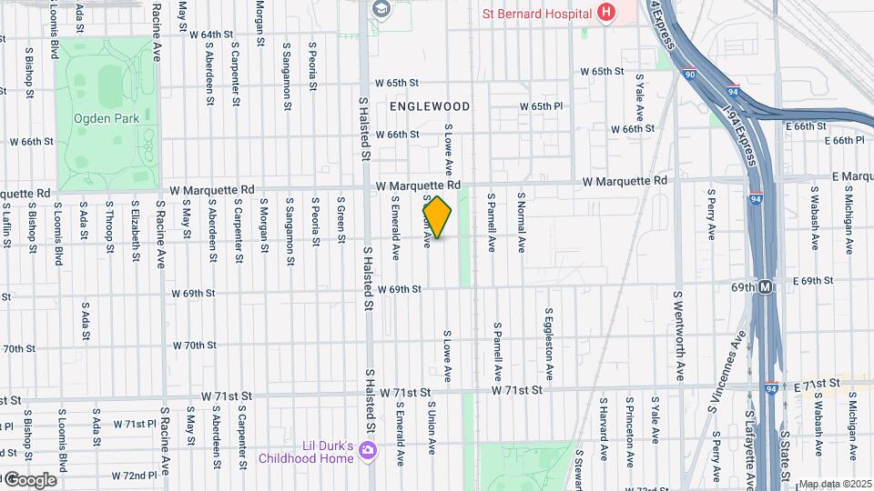 6805 S Union Ave Map and Location Details