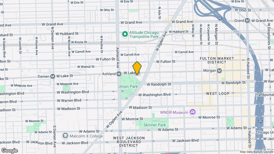 1409 W Randolph St Map and Location Details