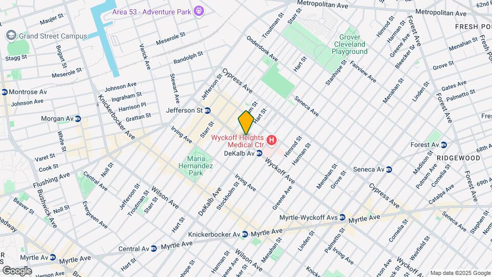 101 Wyckoff Ave Map and Location Details