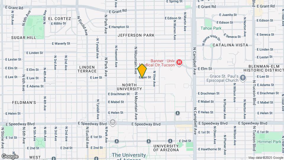 1328 E Lee St, Unit 1328 Lee St #1 Mapa y Detalles de la Ubicación