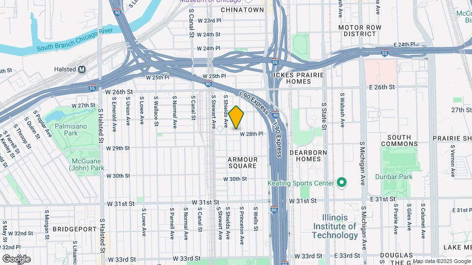 2744 S Princeton Ave Map and Location Details