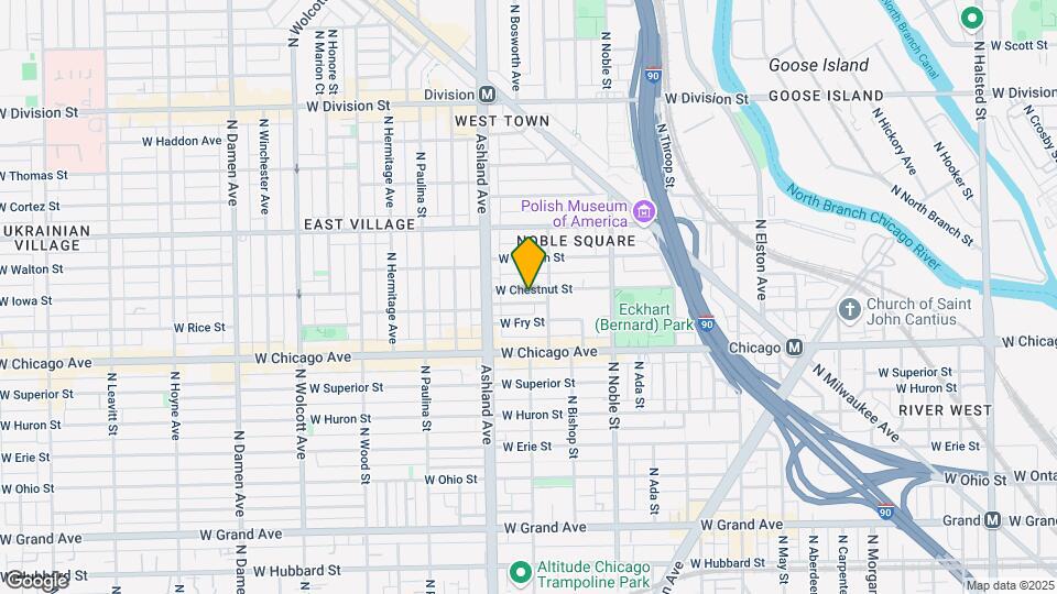 1519 W Chestnut St Mapa y Detalles de la Ubicación