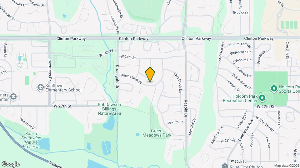 3624 Brush Creek Dr Map and Location Details