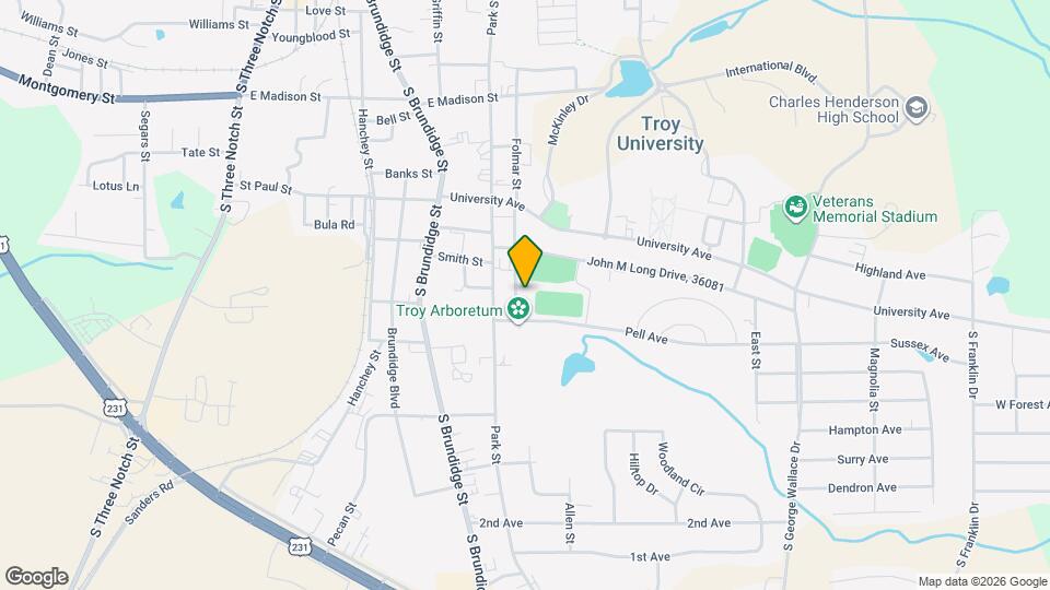 820 Folmar St Map and Location Details