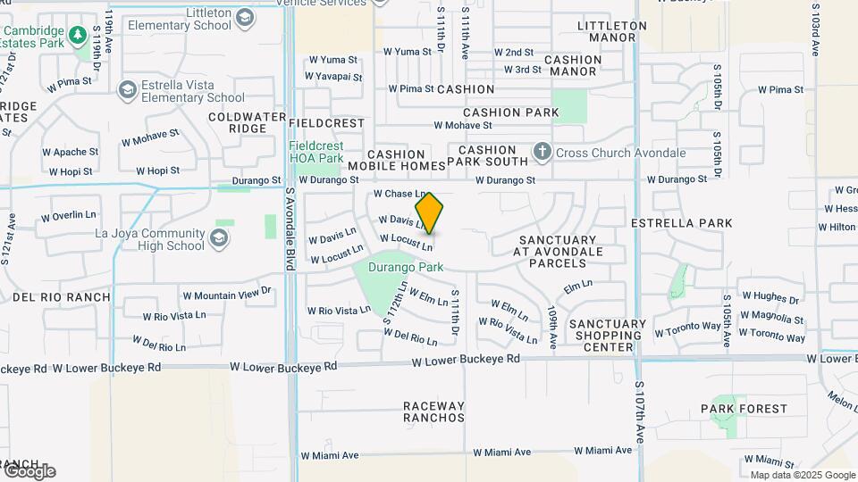 11206 W Locust Ln Mapa y Detalles de la Ubicación