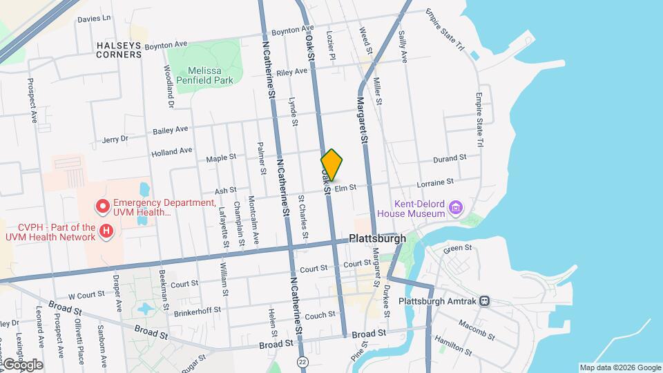 86 Oak St, Unit Apartment 1 Map and Location Details