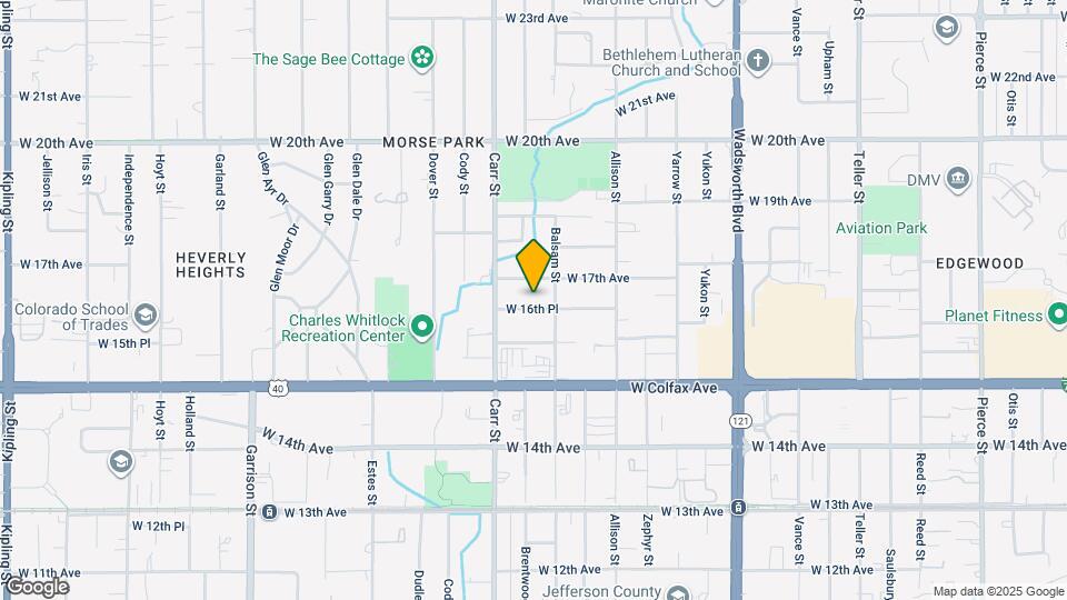 8269 W 16th Pl Map and Location Details