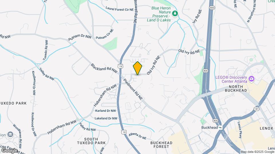 Habersham Of Buckhead Map and Location Details