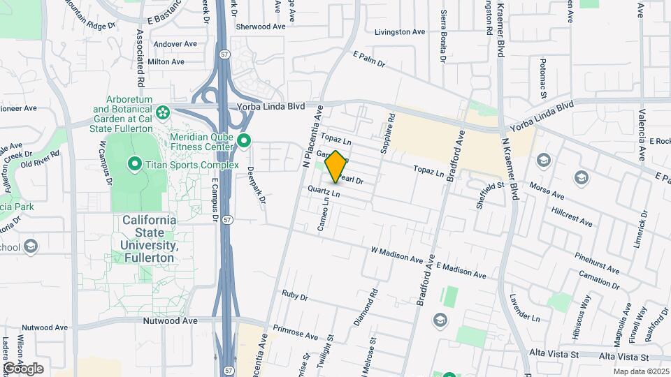 3121-3127 Quartz Ln Mapa y Detalles de la Ubicación
