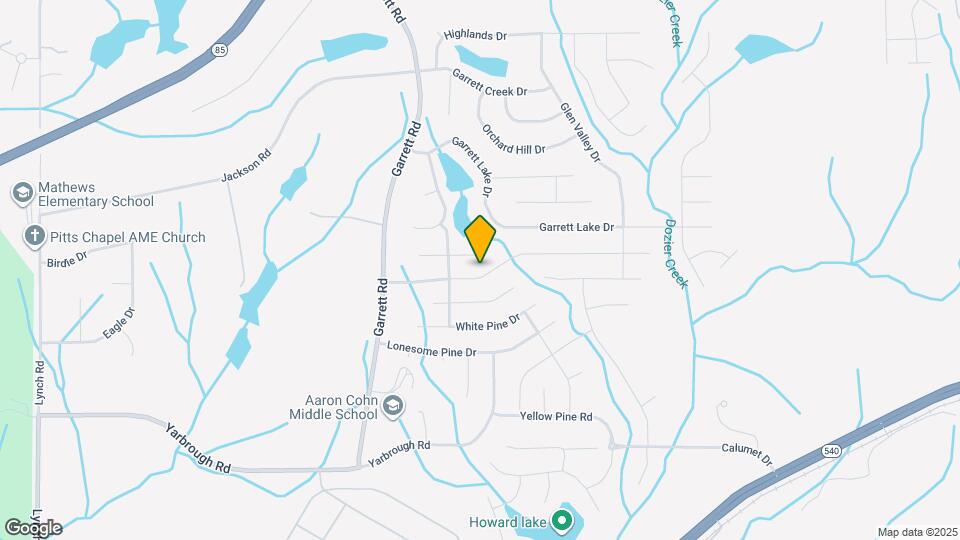 8037 Garrett Pines Dr Map and Location Details