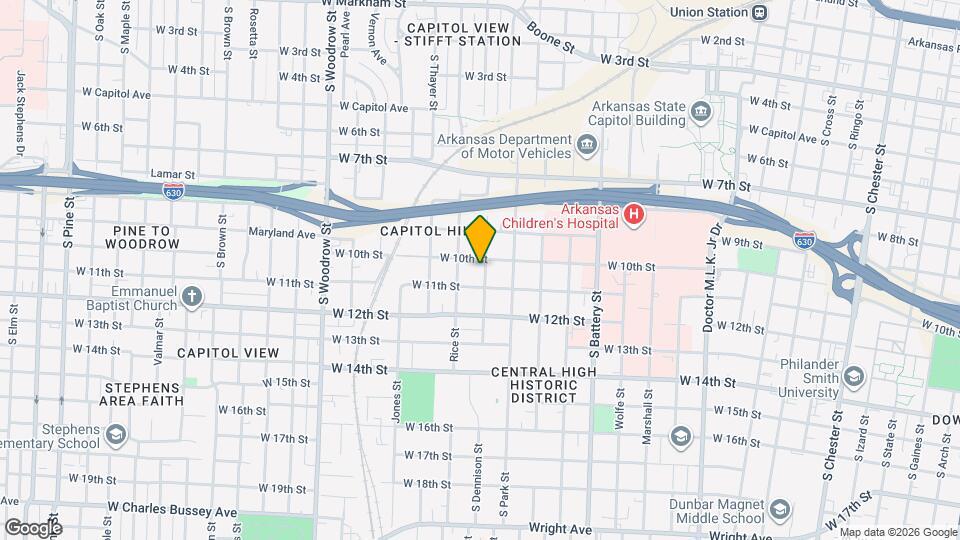 1006 Dennison St Map and Location Details