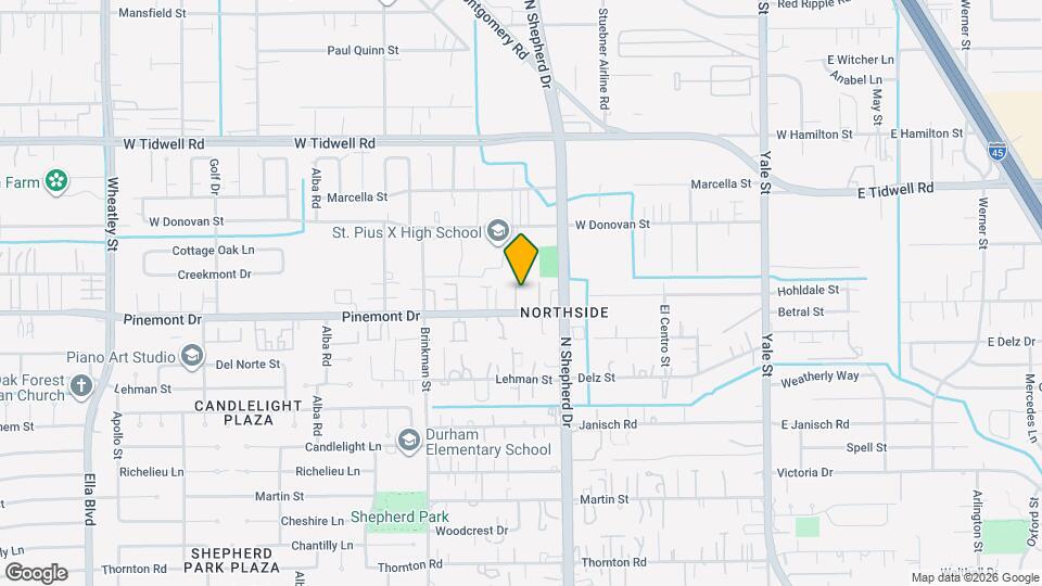 5214 Pinemont Creek Ln Map and Location Details