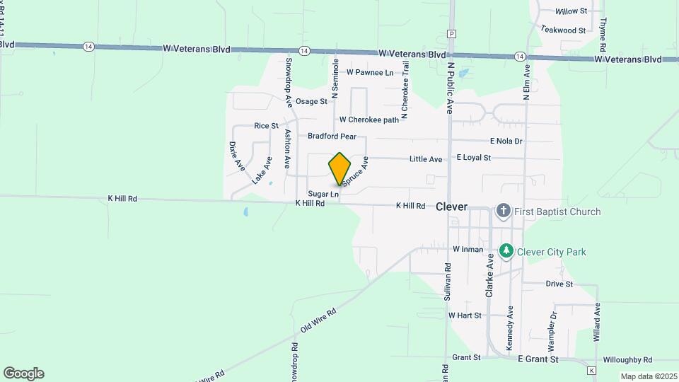 103 Spruce Ave Map and Location Details