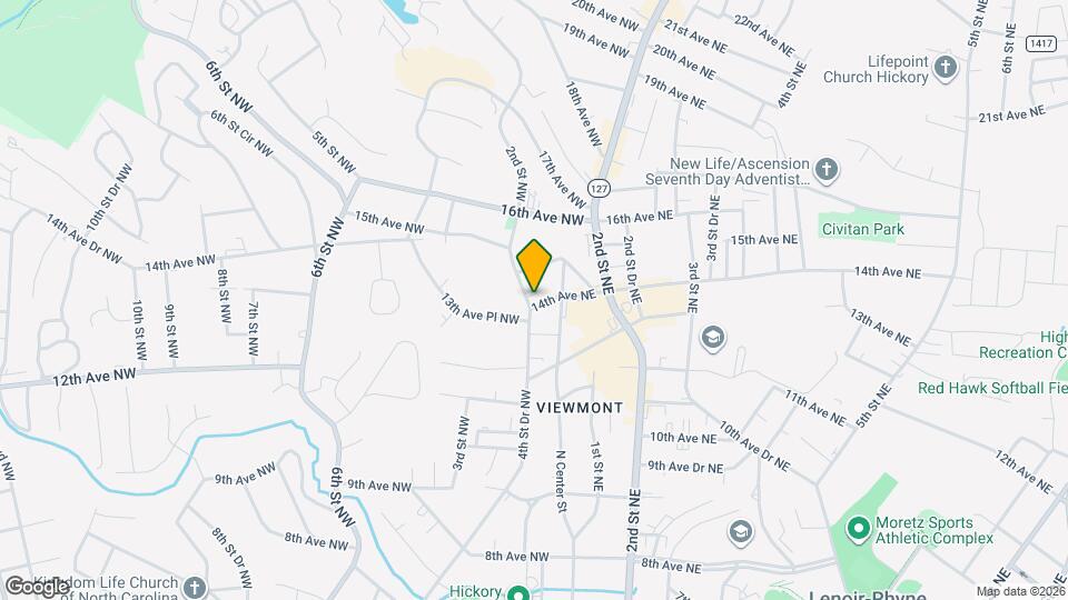 1410 4th St Dr NW Map and Location Details