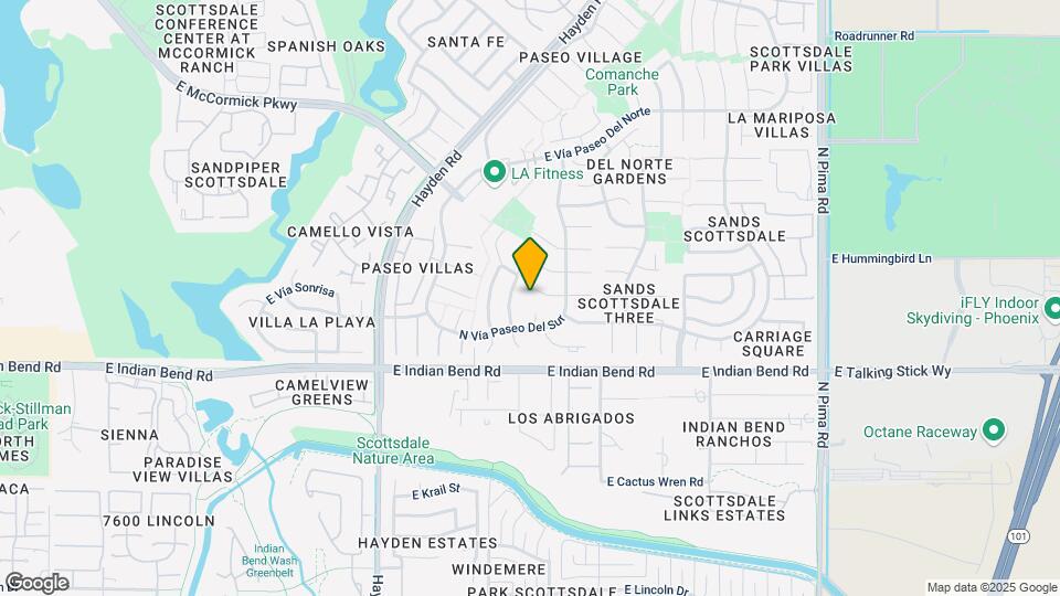 8311 East Vía de Sereno Map and Location Details