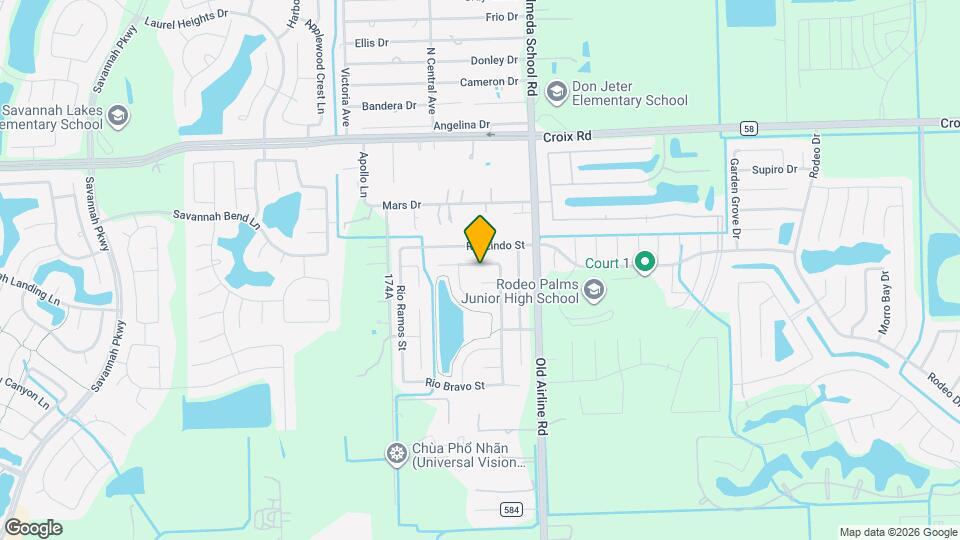 12610 Rio Brazos St Map and Location Details