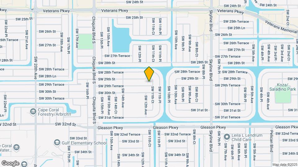 1137 SW 29th Terrace Mapa y Detalles de la Ubicación