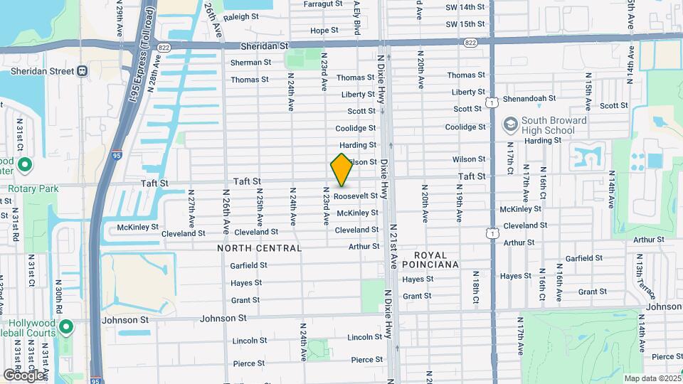 2227 Roosevelt St Map and Location Details