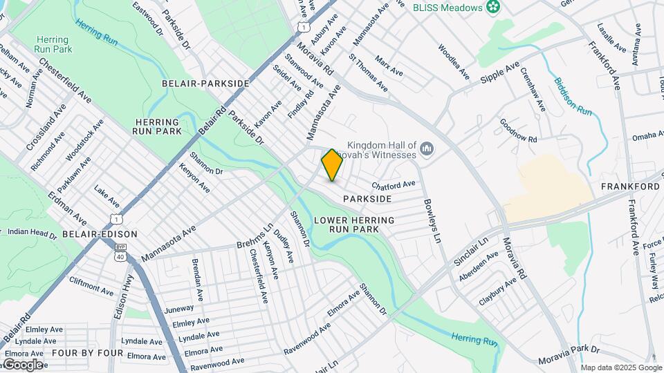 4539 Shamrock Ave Map and Location Details