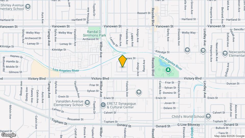 6438 Rhea Ave Map and Location Details