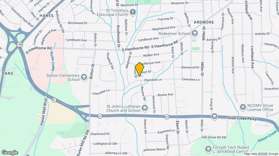 2439 Cherokee Ln Map and Location Details