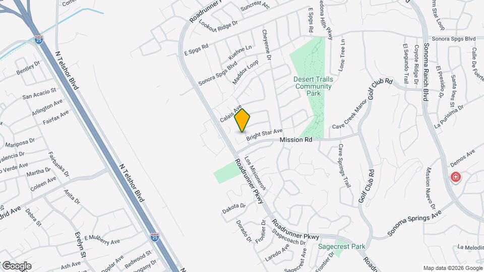 2711 Sunrise Point Rd Map and Location Details