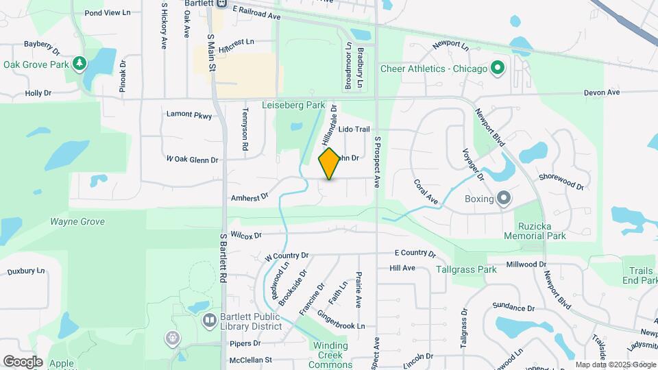 190 Amherst Dr Map and Location Details