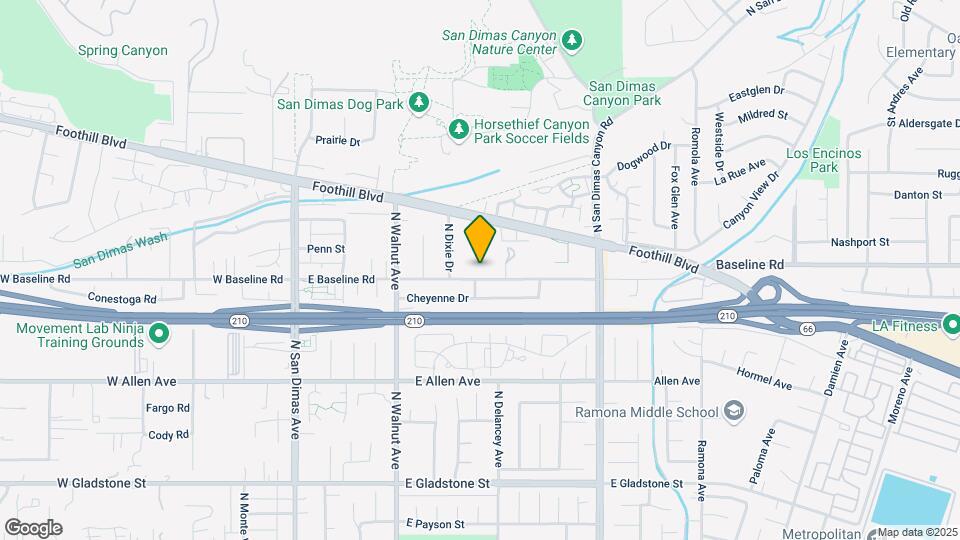 441 E Baseline Rd Map and Location Details