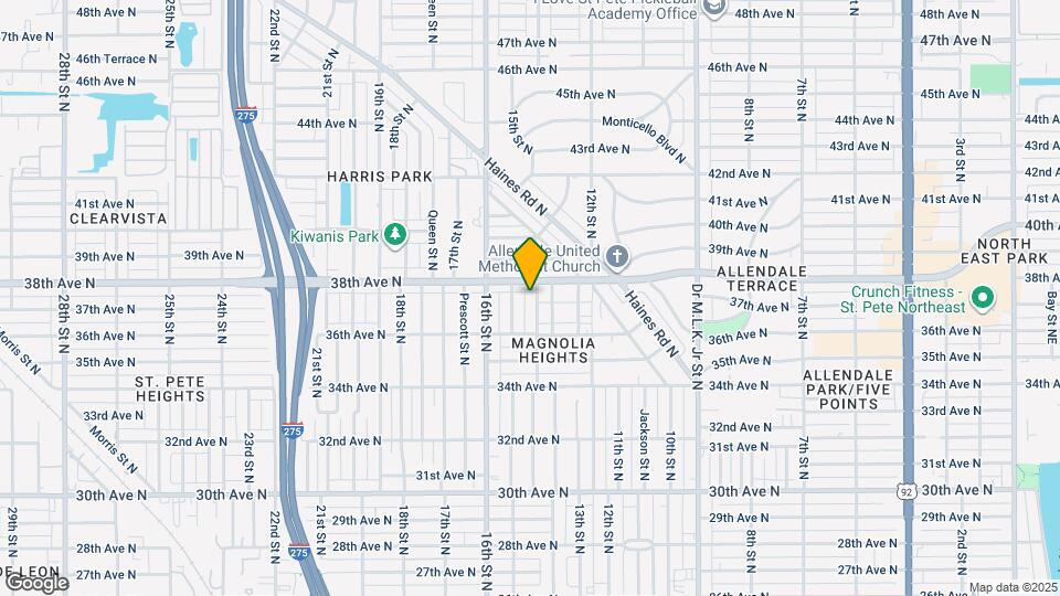 3718 14th St N Map and Location Details