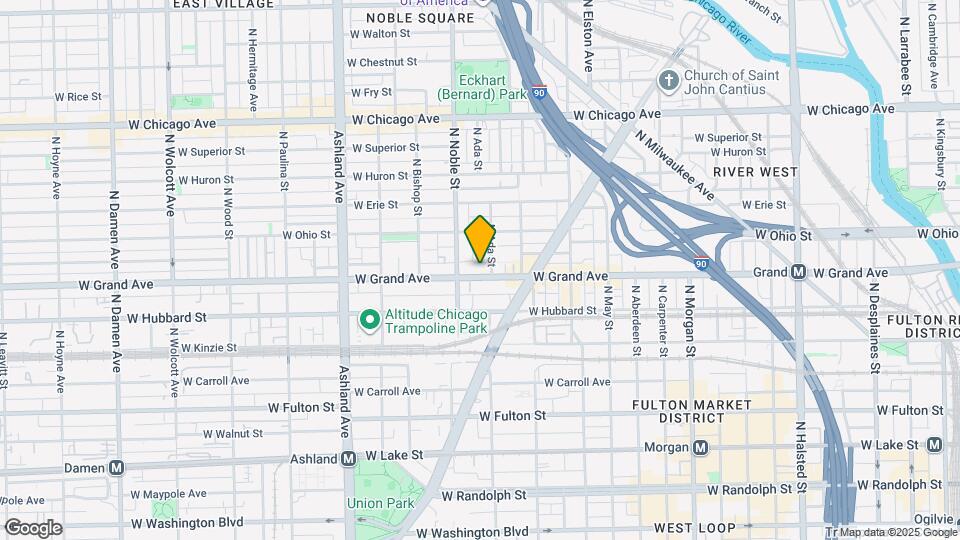 1356 W Grand Ave, Unit 2E Map and Location Details