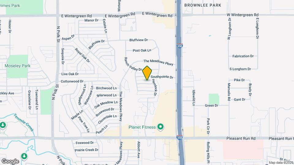 1121 Cypress Ln Map and Location Details