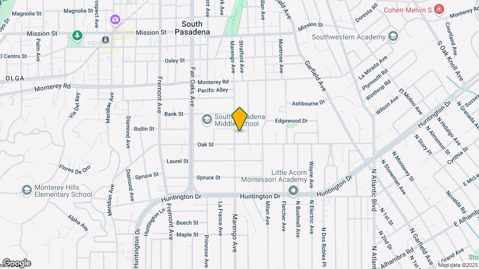 1510 Marengo Ave Map and Location Details