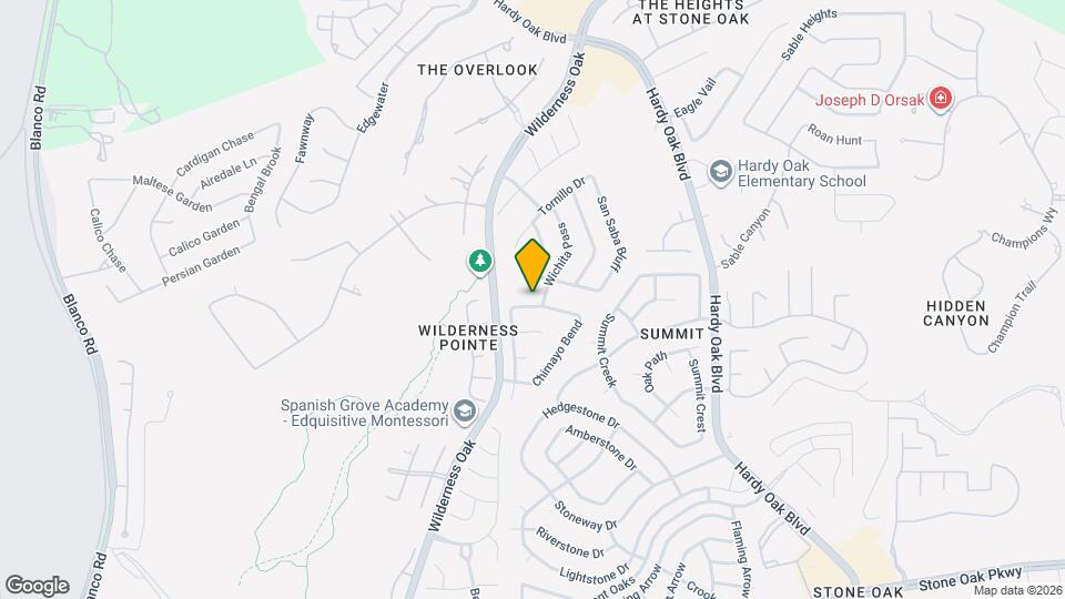 407 Neches Branch Map and Location Details