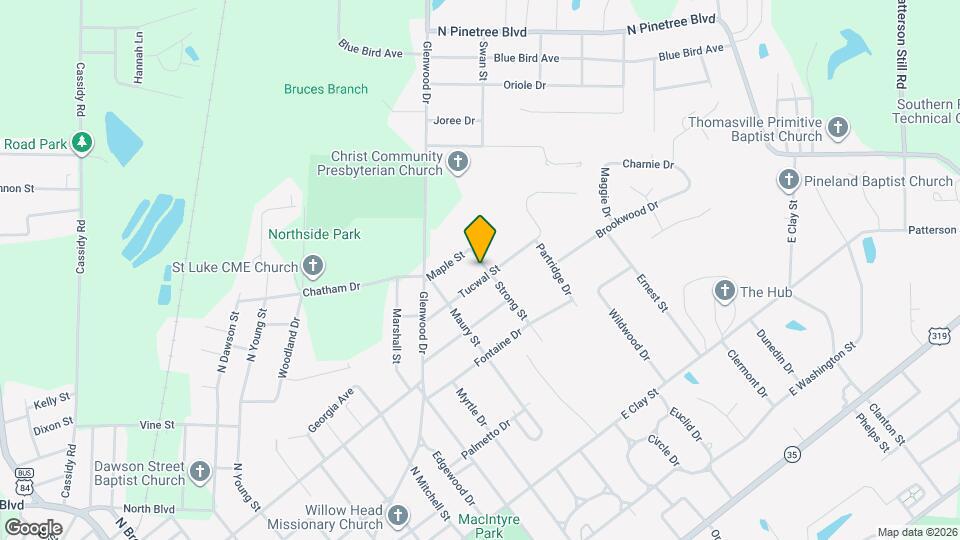 213 Tucwal St Map and Location Details