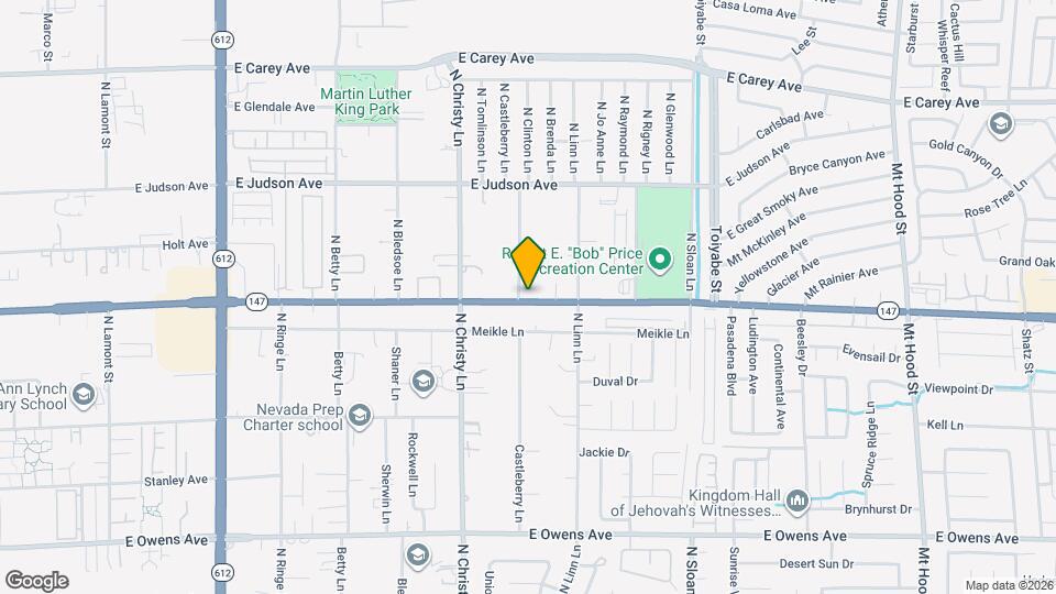 2014 Castleberry Ln, Unit A Map and Location Details