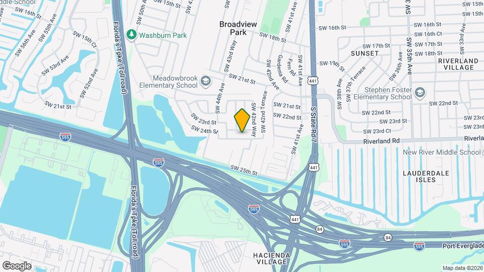 4311 SW 24th St Map and Location Details