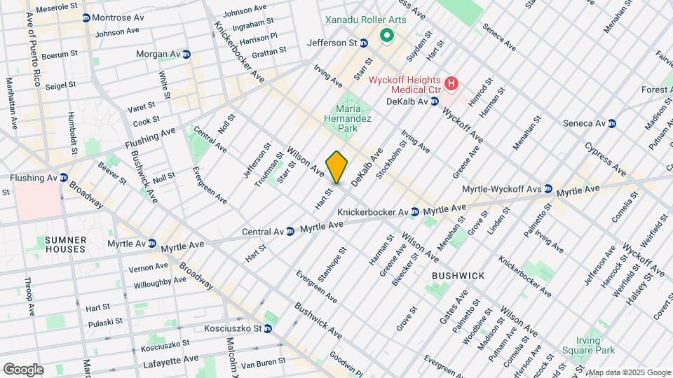 166 Wilson Ave Mapa y Detalles de la Ubicación
