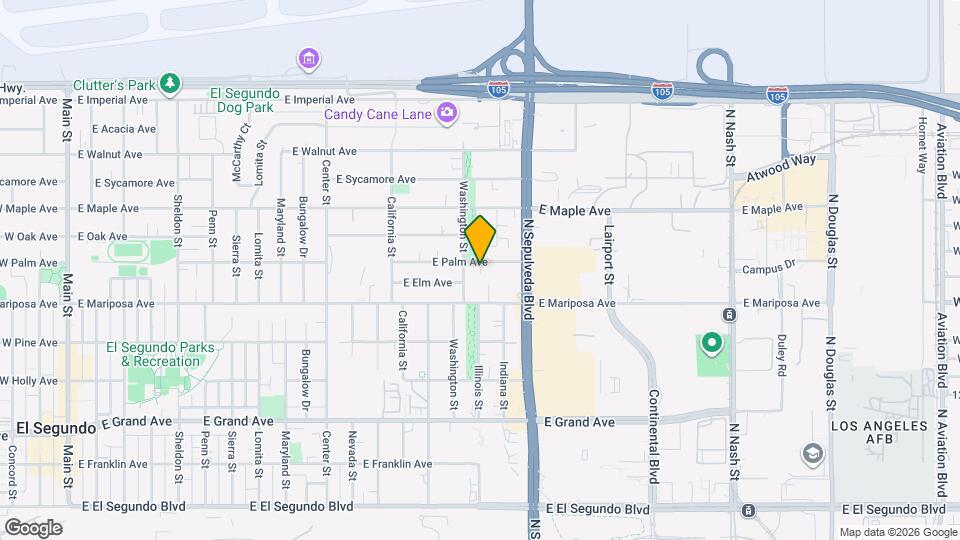 1622 E Palm Ave, Unit Apt A Map and Location Details