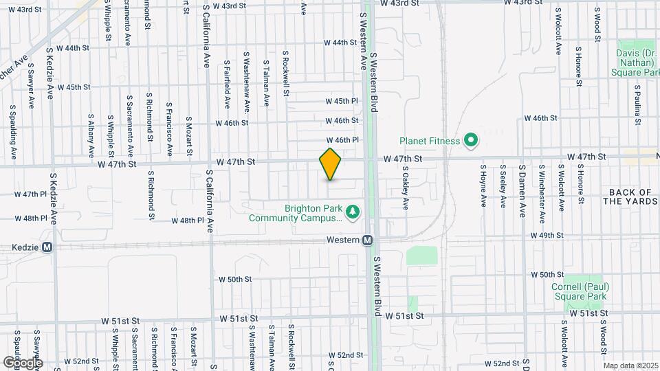 2457 W 47th Pl Map and Location Details