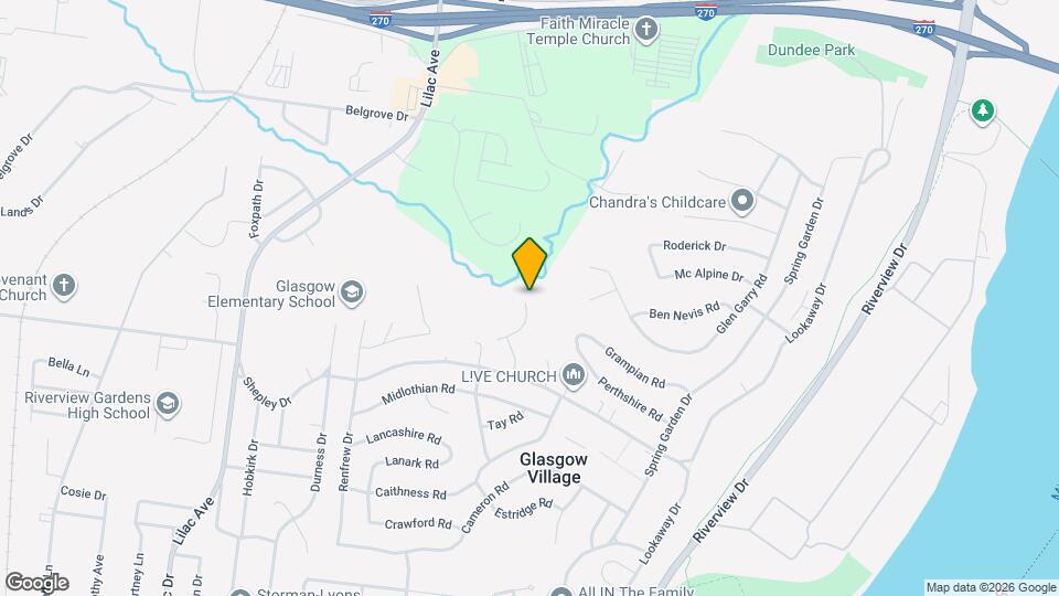 10658 Dunkeld Cir Map and Location Details