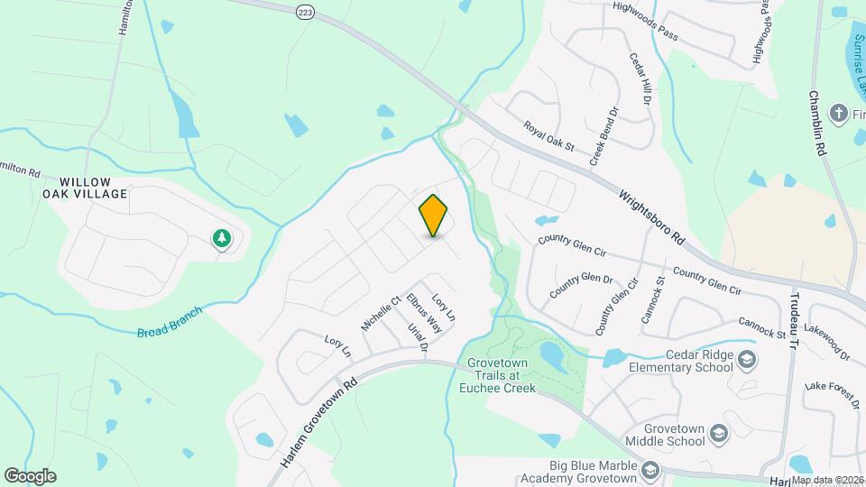 1253 Birch Cir Map and Location Details