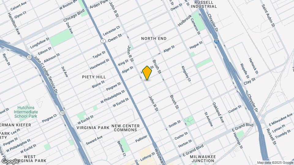 214 E Philadelphia St Map and Location Details