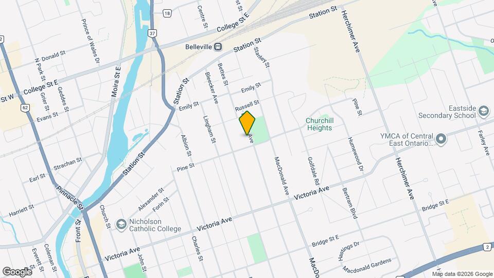 348 Dufferin Ave Map and Location Details