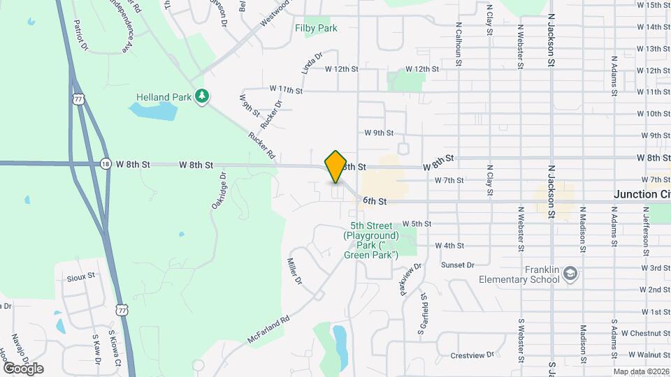 1132 Country Club Ln Map and Location Details