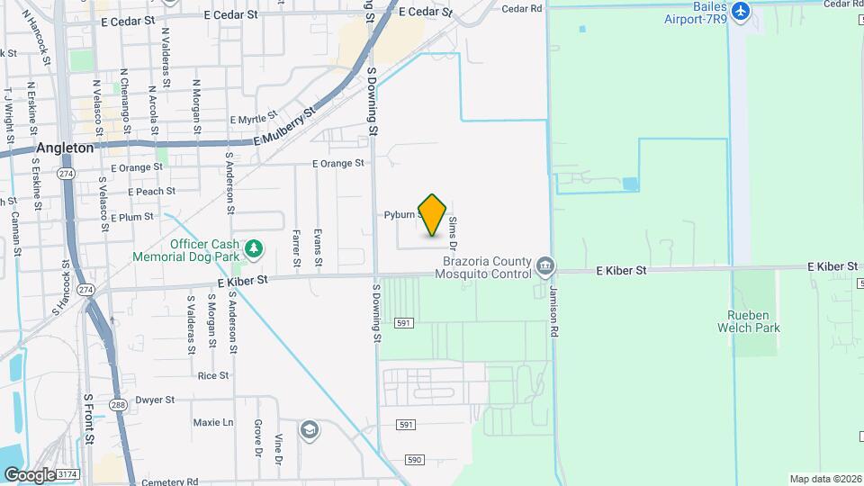 1229 Ramona St Map and Location Details